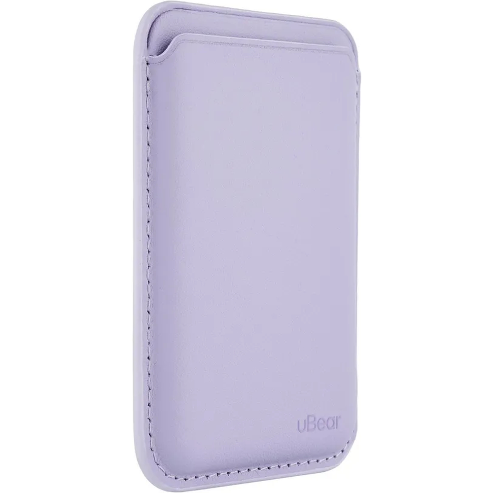 Чехол защитный uBear Leather Shell Case , кардхолдер, натуральная кожа, лаванда